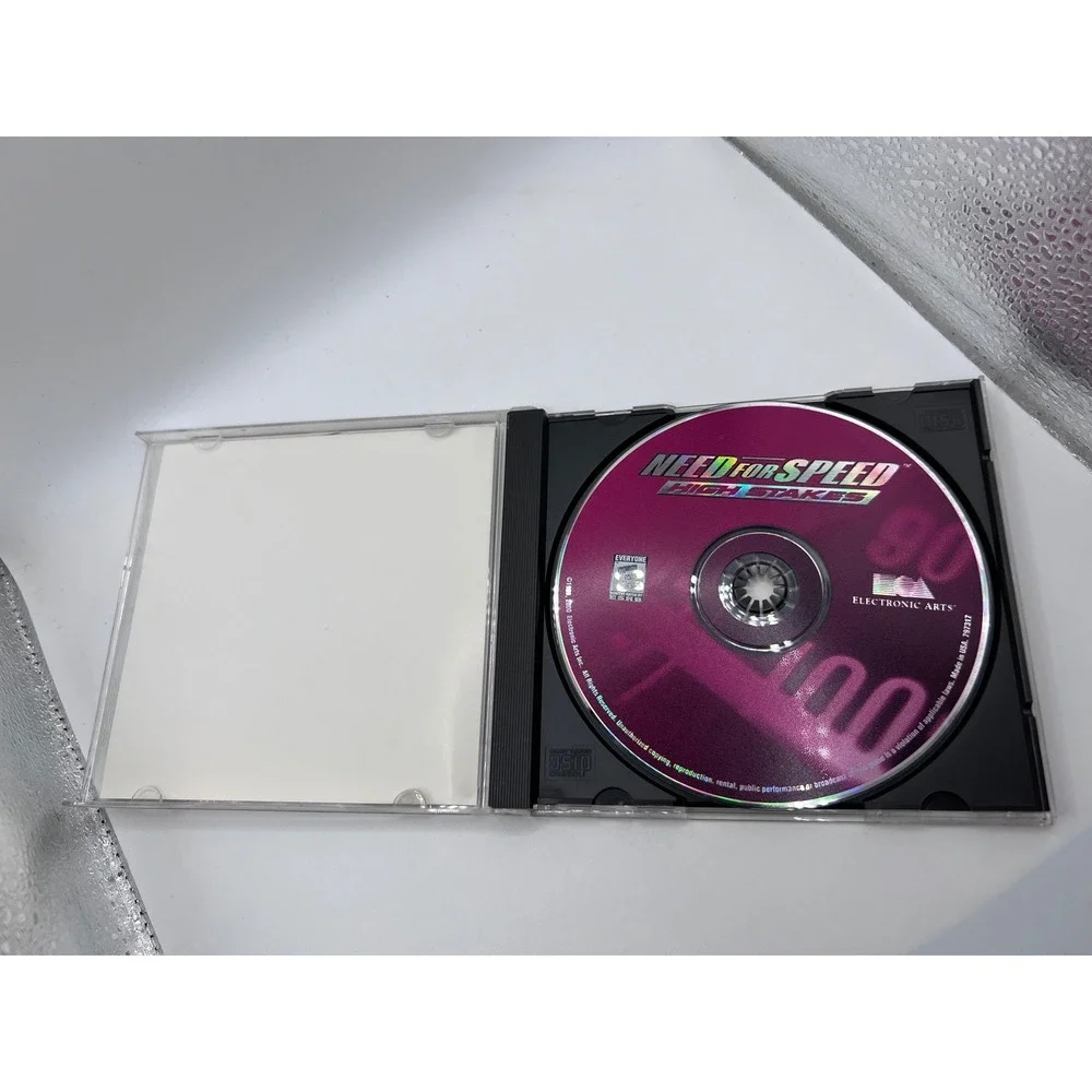 Vintage Need For Speed: High Stakes For PC CD-ROM Car Racing Computer Games 1999